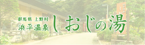 群馬県上野村 浜平温泉 しおじの湯