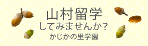 山のふるさと合宿 かじかの里学園